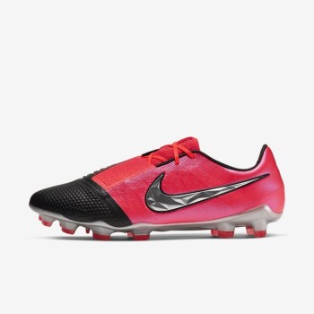 Nike Phantom Venom Elite FG - Férfi Focicipő - Piros/Fekete/Metal Titán